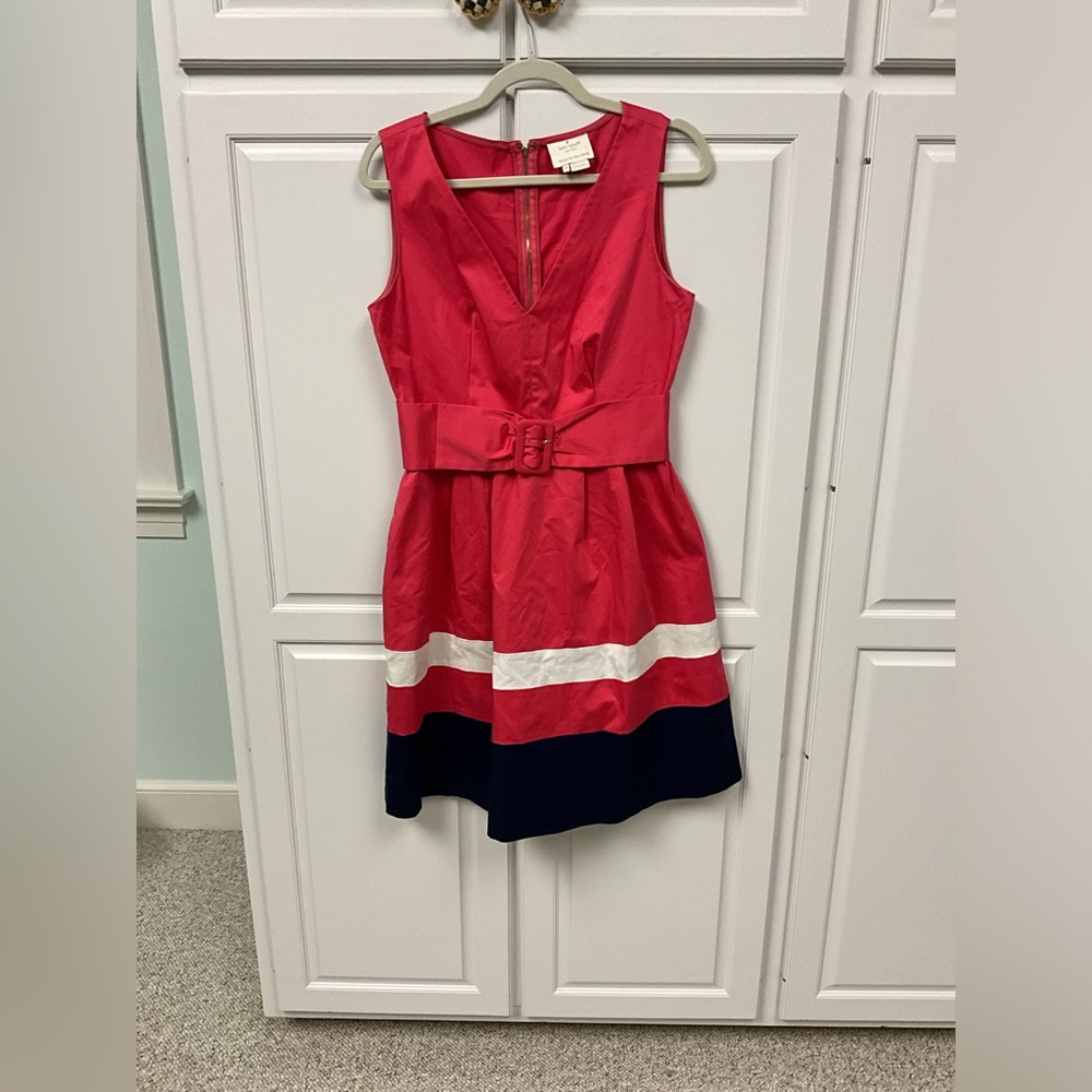 Summer ♠️ Kate Spade Belted Dress ♠️ Midi